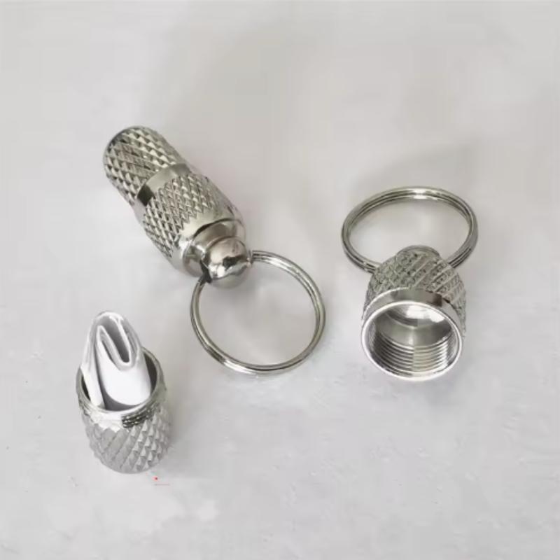 Анти-потеряшка для питомца Собака Кошка ID-бирка Металлическая трубка для хранения Аксессуар для ошейника Идентификационный кулон с именем и адресом питомца для безопасности питомцев