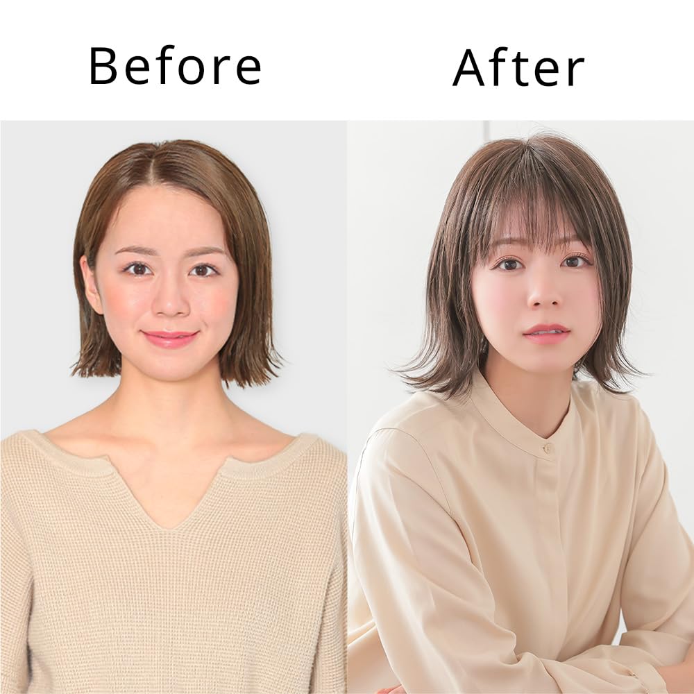 Wig Bob Full Wig Venus Relaxed Short Bob Bob Wig Free Size Beige pw111HBE [AQUADOLL] HBE.Honey