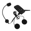 Мотоциклетная Bluetooth-гарнитура для внутренней связи Handsfree Водонепроницаемый шлем 1200 м Беспроводная связь в режиме реального времени