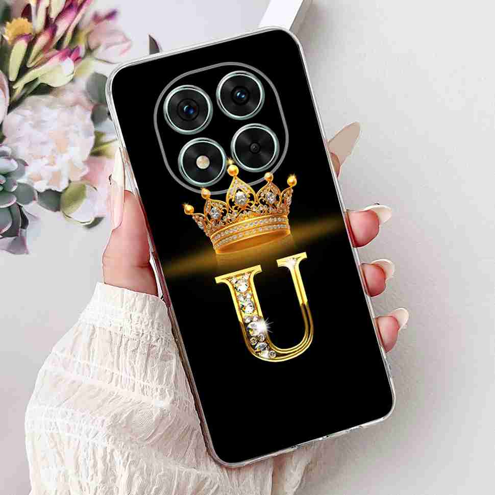 Для Redmi Note14 Pro 5G Чехол 6.67" Алмазная Буква Задняя Крышка Мягкие Силиконовые Чехлы Для Xiaomi Redmi Note 14 Pro 5G Coque Fundas