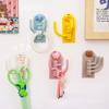 Rotatable Multi-purpose Cartoon Three-hook Hook Cute Student Dormitory Punch-free Traless Sticky Hook Wall Door Key Hook Tools