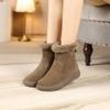 New Style Snow Boots, Thickened Mid-calf Boots, Cotton Shoes with Sponge Soles and Women's Shoes