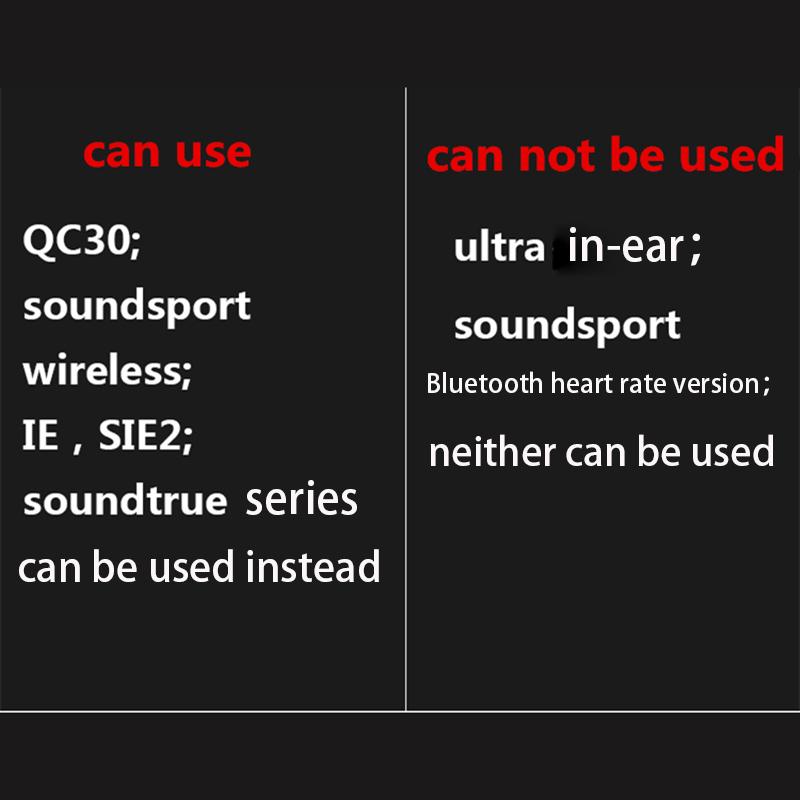 Earphones Silicone Case For BOSE IE2 QC30 Soundsport Covers Earbuds In-Ear Ear Pads Caps Eartips Earplugs Cushion 3pairs
