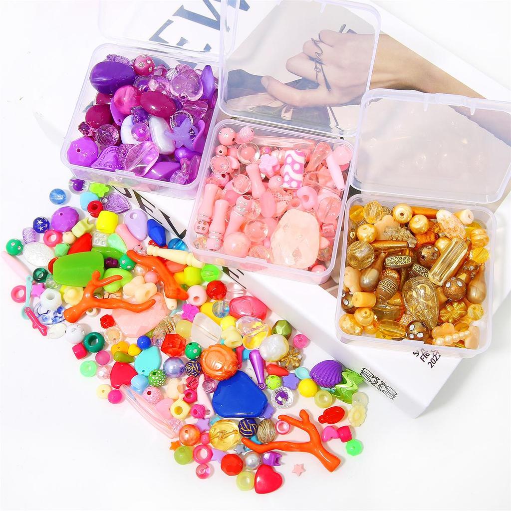 80-150 шт./кор. Акриловые милые бусины для самостоятельного изготовления ожерелья, браслета, серег, ювелирных изделий, аксессуаров для рукоделия