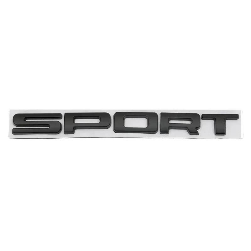 3D Sport Car Trunk Metal Badge Emblem For Car Rear Tailgate Fender Door Adhesive Badge for Land Rover Range Rover Sport FG2