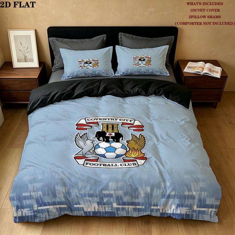 Coventry Citytowel Bedding Quilt Set Quilt Cover Pillowcase Home Decoration Birthday Gift (1 * duvet cover + 2 * pillowcase, without core)