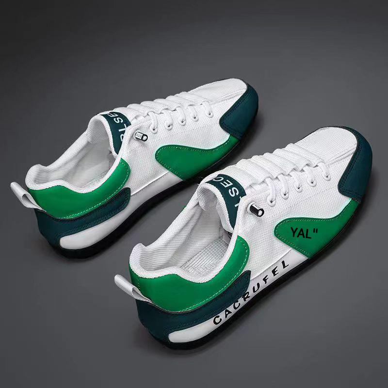 Мужская обувь 2025 новая летняя сетчатая спортивная обувь на доске Forrest Gump для бега мужская повседневная белая обувь обувь на доске на одном педале