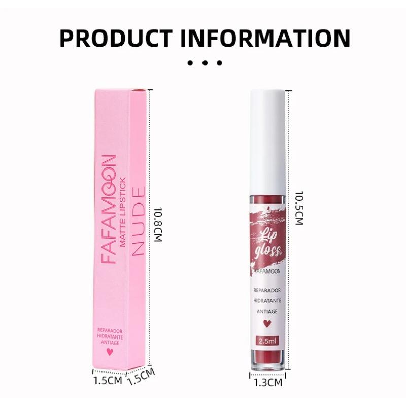 Розово-красная матовая жидкая губная помада макияж глазурь для губ увлажняющая водостойкая прочная грязевая помада антипригарный блеск для губ в чашке макияж корейский