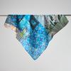 Новый высококачественный женский декоративный шарф шелковый хлопковый маленький квадратный шарф модный маленький цветочный универсальный шелковый шарф
