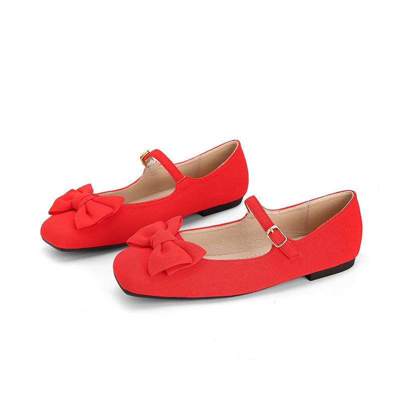 Женские повседневные туфли Мэри Джейн Балетные туфли на плоской подошве Туфли на плоской подошве с квадратным носком и ремешком на щиколотке Легкие прогулочные туфли Удобные женские модельные туфли без шнуровки