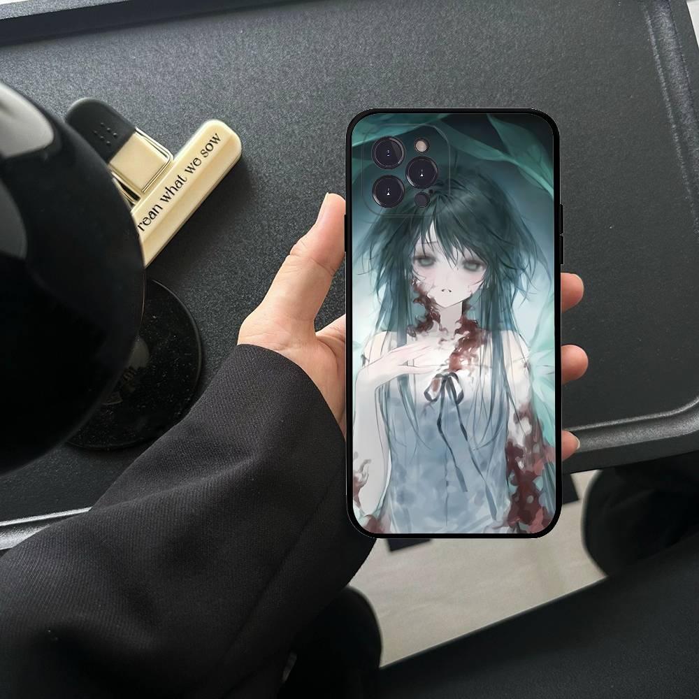 Чехол для телефона iPhone 16 15 Promax, iPhone 14 11 12 High End 13 Pro, Силиконовый, с изображением игры ужасов The Song Of Saya