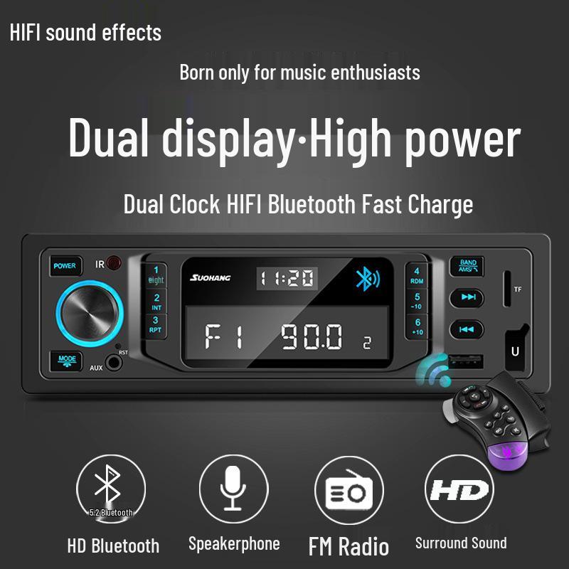 Умная автомагнитола Bluetooth с голосовым управлением для автомобилей/грузовиков