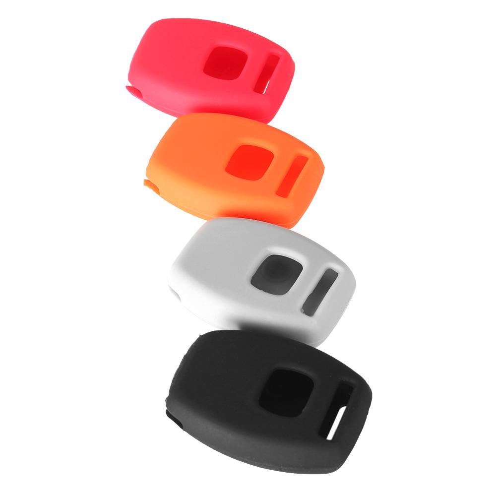 Силиконовый чехол для ключей, чехол для смарт-ключей автомобиля, подходит для Honda 3 кнопки Accord CRV Civic FIT Pilot Yaris
