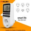 Smart Programmable Timer Socket for Electric Vehicle and Mobile Charging with Large Screen Display
