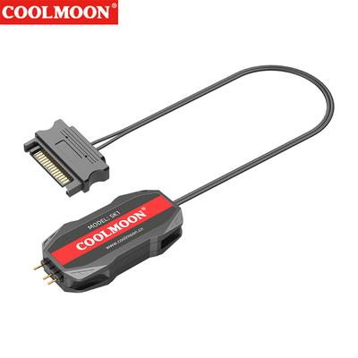 Кабель-контроллер ARGB 5V 3PIN на SATA 1-в-4 Синхронизация Линия расширения кабеля материнской платы для вентилятора ПК, вентилятора охлаждения, светодиодной ленты