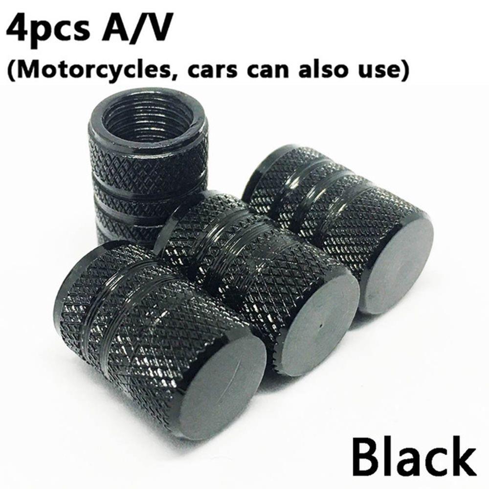4pcs Car Bike Accessories Tube Bicycle Valve Caps Valve Cover Tyre Air Caps Car Wheel Tire Valves