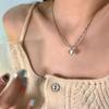 Shell Love Necklace Women's Collarbone Chain Light Luxury 2024 New Simple and Versatile Necklace