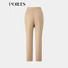 Ports Женские весенне-летние повседневные брюки с разрезами до щиколотки