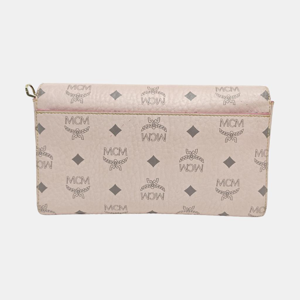 [Pre-Owned] Millie Visetos Classic Monogram Flap Lock Crossbody Bag - Good #1142FTE