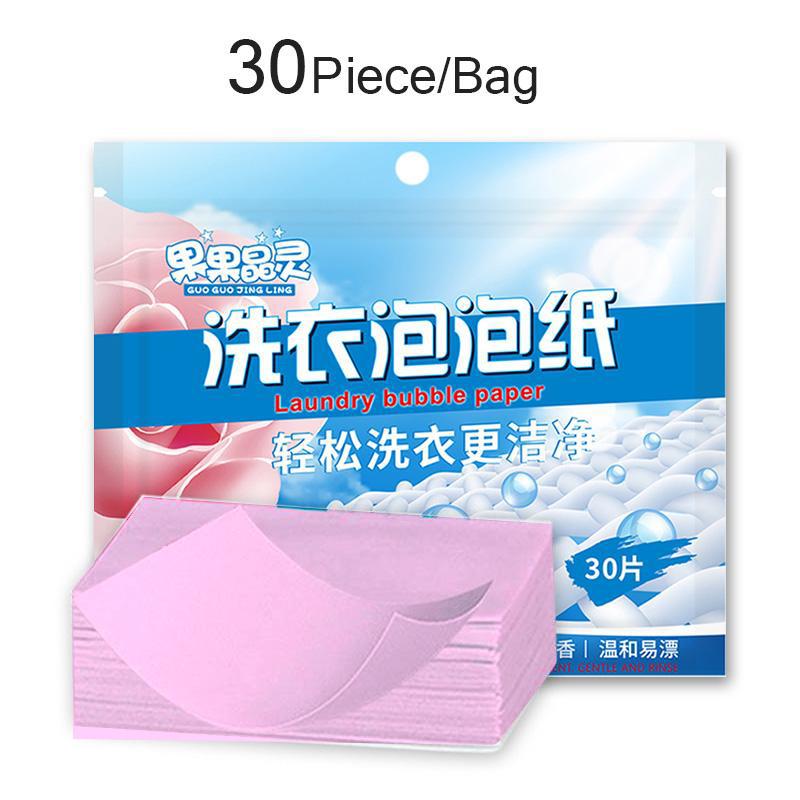 180/90/60/30PCS Laundry Detergent Sheets Easy Dissolve Laundry Tablets Strong Deep Cleaning Detergent Laundry Soap for Washing Machine