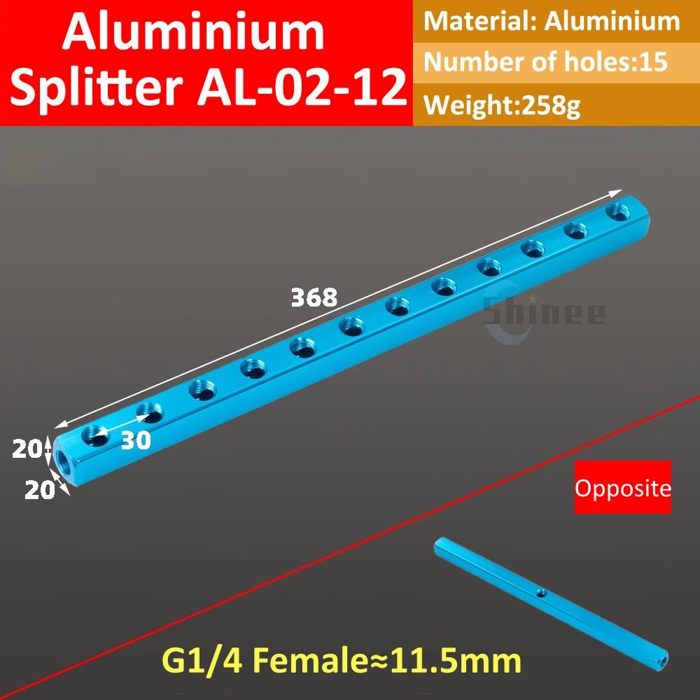 Blue Bus Plate al-234-12 1/2 Pneumatic Connector Bus Exhaust Distribution Board Air Source Branch Connector Arrangement Multiway