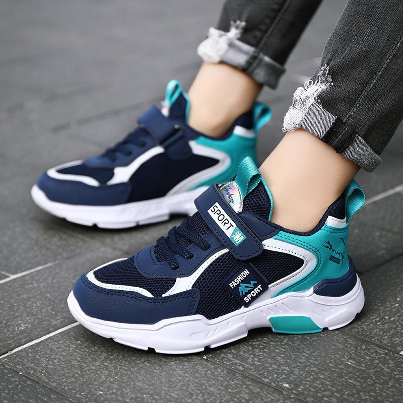 Летняя детская модная спортивная обувь для бега для мальчиков, дышащая уличная обувь для отдыха, легкие кроссовки