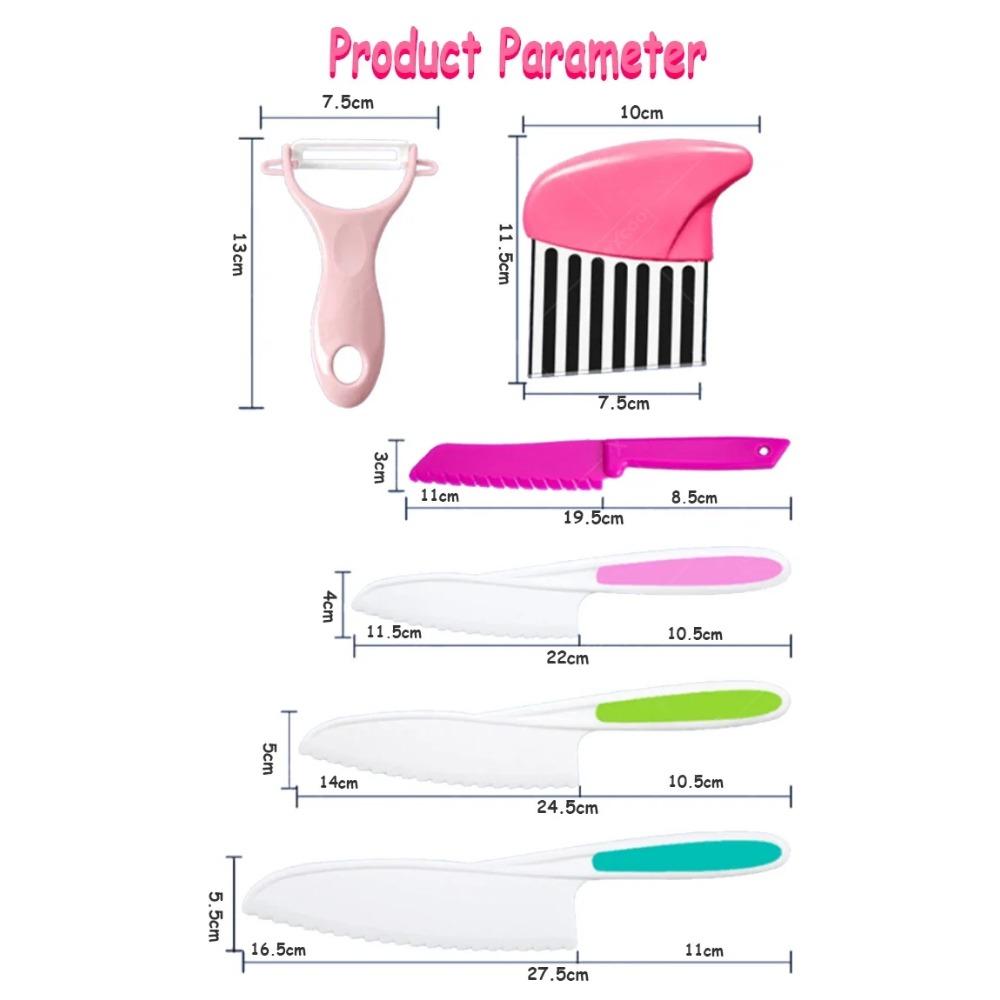 Детский кухонный нож, набор кухонных ножей для малышей, кухонные ножи, овощерезка, кухонная утварь для детей, кухонные принадлежности