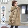 Женское зимнее пальто средней длины XueZhongFei с 90% утиного пуха