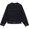 Levis 90-х Свободный крой Плечевая Универсальная Простая Куртка Женская Куртка Темно-синий 001C2-0001
