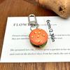 Car Keychains Simulation Food Keychain Toast Burger Keychain Funny Food Series Pendant  Men