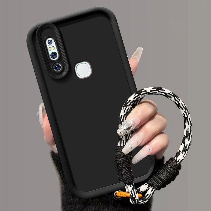 Для vivo V15 Чехол vivo V15 Чехол для телефона Плетеный шнурок Матовая задняя крышка Защита с ощущением кожи Противоударный чехол