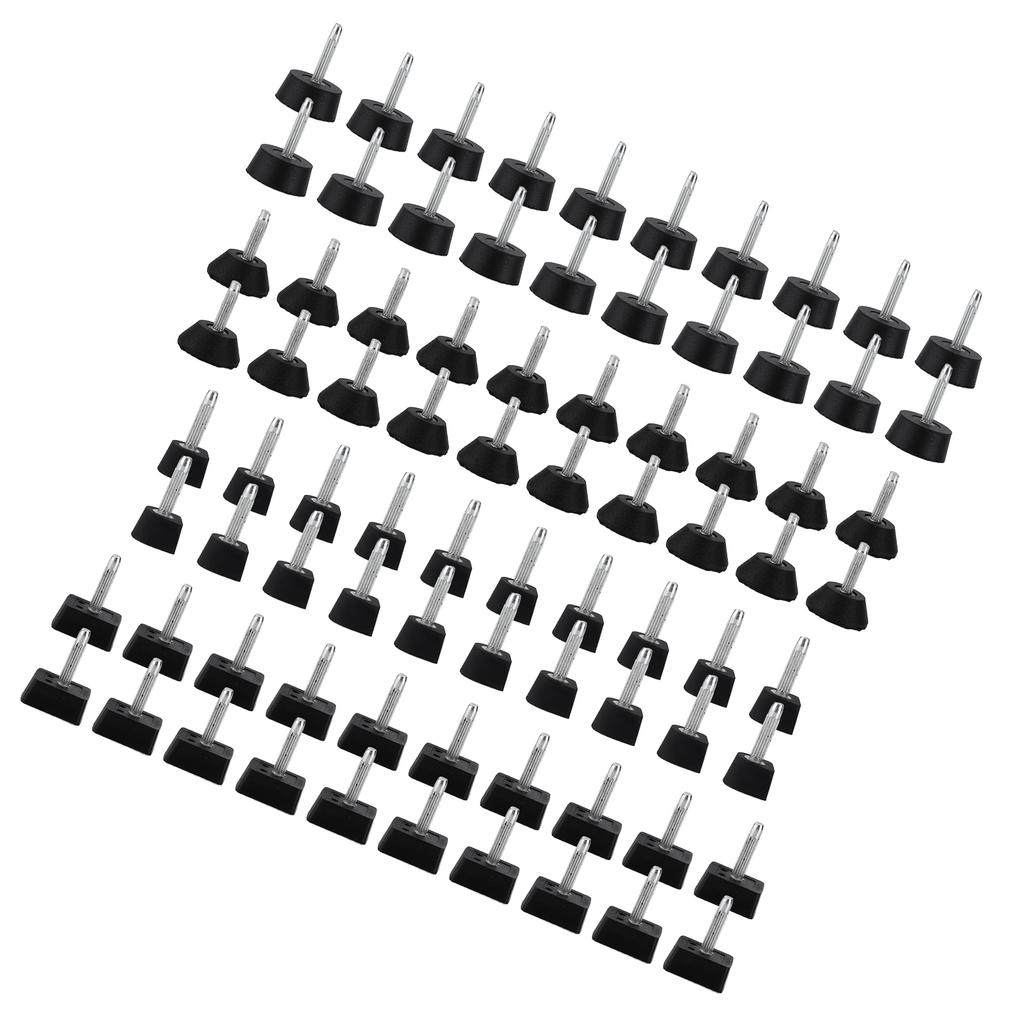 80Pcs High Heel Tip TPU Polyurethane Iron Mute Convenient Comfortable Shoes Repairing Accessories
