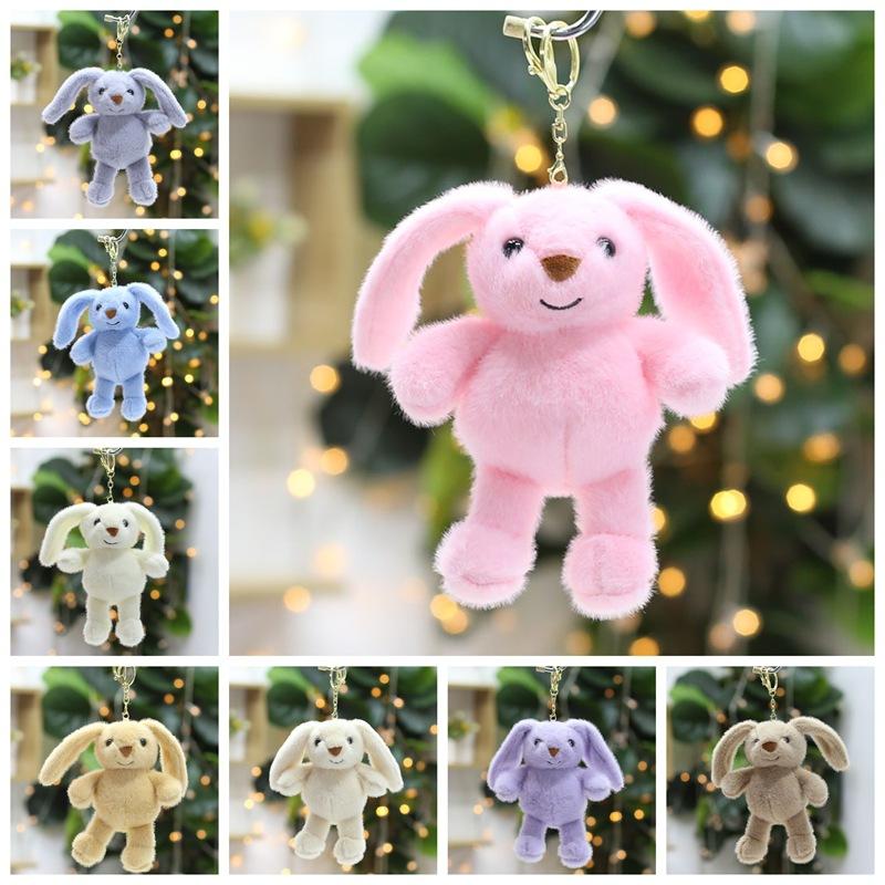 Альпака Маленький Подвеска Плюшевая Игрушка Милый Брелок для Сумки Кукла Украшения Верблюд Лошадь Халат Медведь