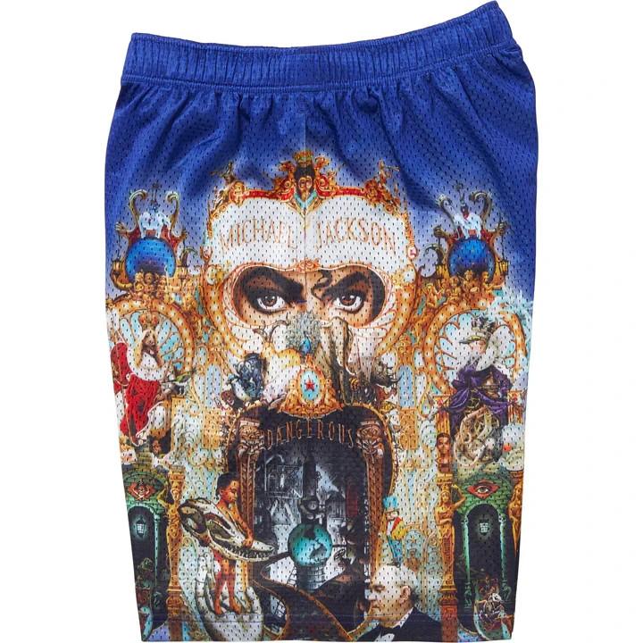 Supreme Michael Jackson Dangerous Mesh Short Royal