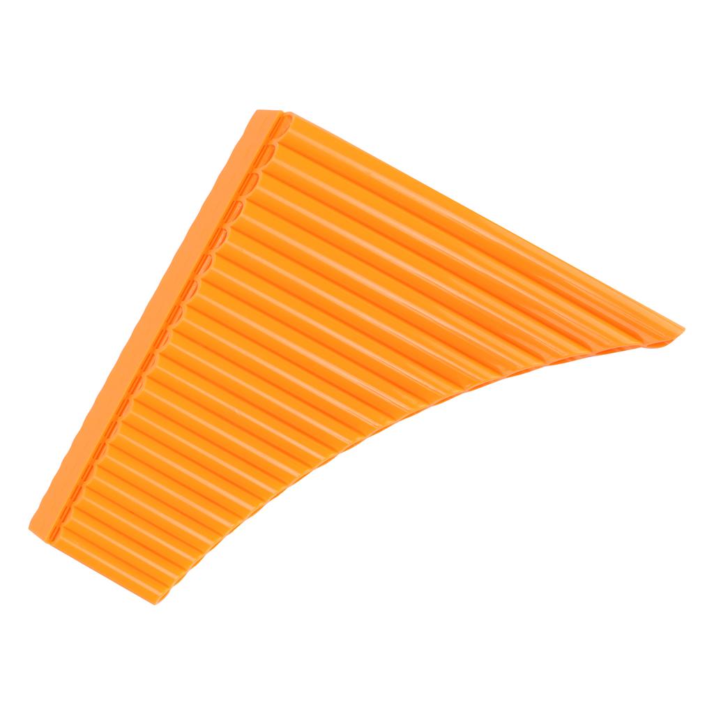 Pan Flute C Key with Cardboard Carrying Bag for Children Adults Beginners Teaching Staff Orange 18