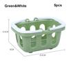 5pcs Multicolors Basket Toys Mini Shopping Hand Basket Model  Doll House