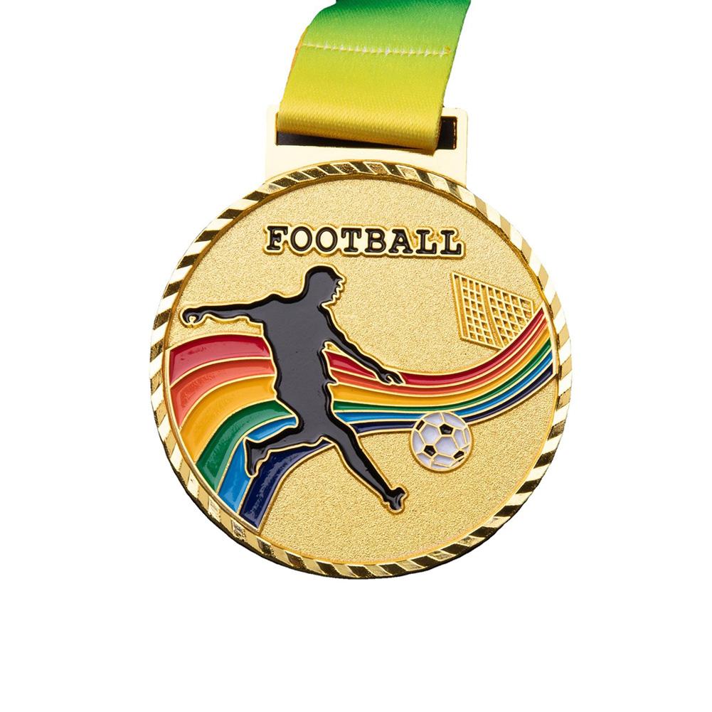 Практичные футбольные медали Награда победителю Золотые Серебряные Медные Футбольные Спортивные Памятные медали Футбольные Аксессуары