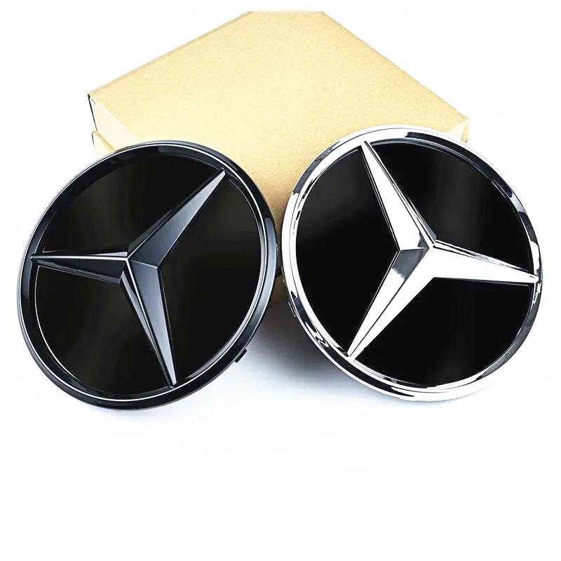 AABGV1 1pcs Badge 3D Front Embelm for Mercedes benz AMG A B C E CLA CLS SLK GL GLK GLA G R V VITO GLE GLC GLS