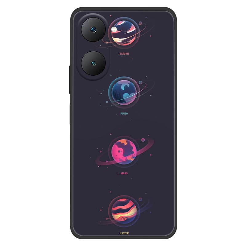 Case For Vivo Y28S Y18 Cases Y18E Y03 Y36T 4G 5G Y28E T3 Lite 5G Soft TPU Silicone Phone Cover For Vivo Y36T 4G Black Back Shell