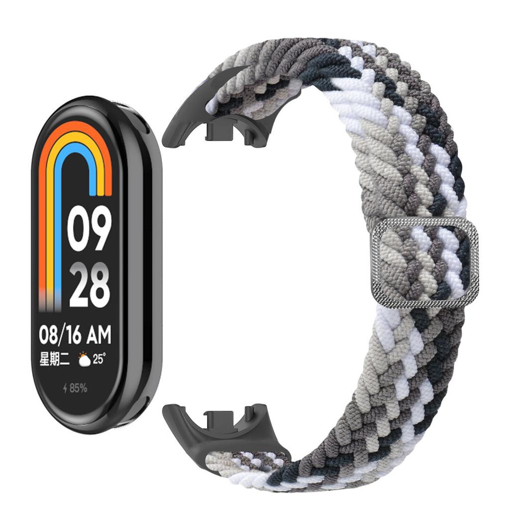 Ремешок для Xiaomi Mi Band 10 9 8 Эластичный плетеный Solo Loop Регулируемая пряжка Замена correa bracelet для Miband 4 3 5 6 7