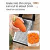 Four Sided Cheese Graters Stainless Steel Vegetable Slicer Ergonomic Food Shredder  Cheese