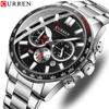 Роскошные деловые многофункциональные мужские часы кварцевые хронографы классические модные светящиеся наручные часы Reloj Hombre