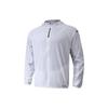 Solid Color Logo Stretch Sports Woven Jacket Men Jackets White 22500405-100