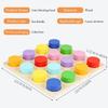 Color Recognition Matching Logic Game Educational Wooden Puzzle  Preschoolers or Toddlers