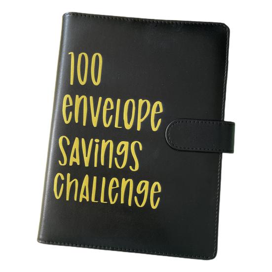 Прочный портативный переплет-переплет для конвертов на 100 конвертов. Блокнот для планирования отпуска.