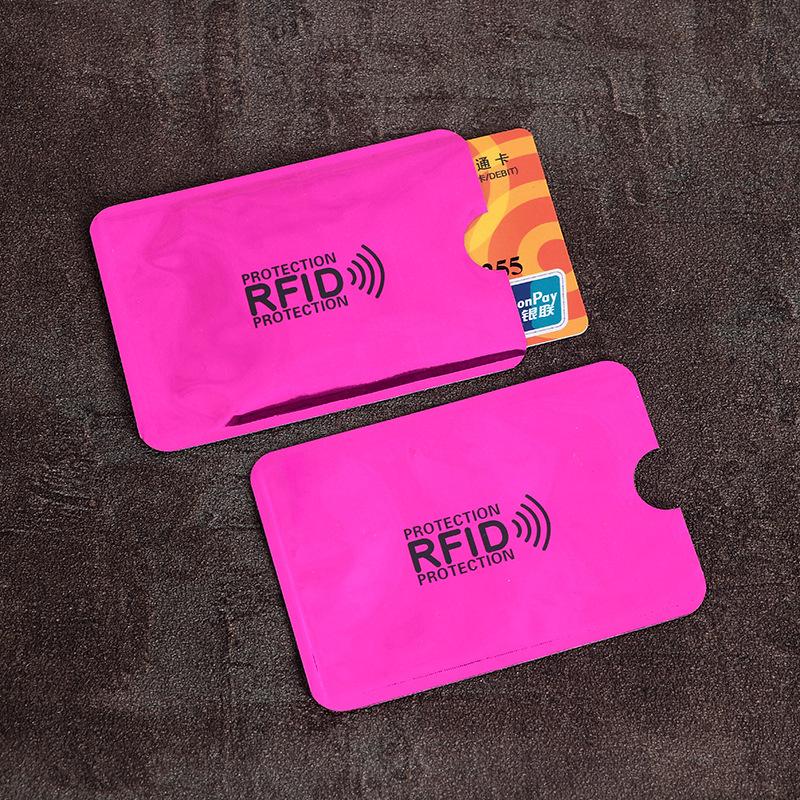 5/10Pcs Anti Rfid Wallet Blocking Reader Lock Bank Card Holder Id Bank Card Case Protection Metal Credit NFC Holder Aluminium