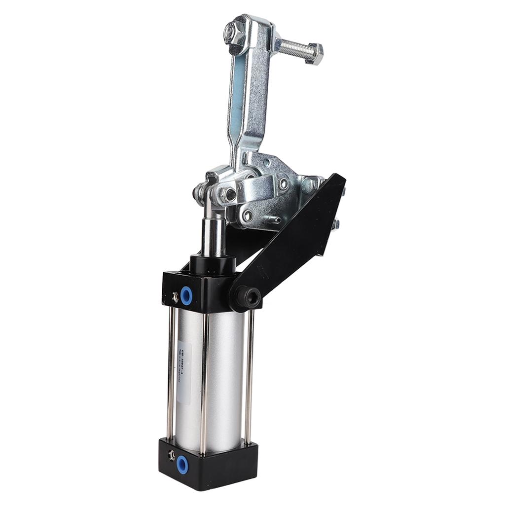 Пневматический зажим Углеродистая сталь G1/4 дюйма Цилиндр высокого давления Пневматический прижимной зажим