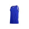 Color Block Knit Training Basketball Vest Men Tops Royal-Blue 21500104-400