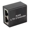 Разветвитель Ethernet RJ45 Сетевой Разъем Адаптер Удлинитель Гнезда Ethernet Разветвитель Один к Двум
