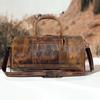 Мужская дорожная сумка из натуральной кожи с отделением для обуви, сумка для багажа на выходные, рождественский подарок, сумка для ручной клади